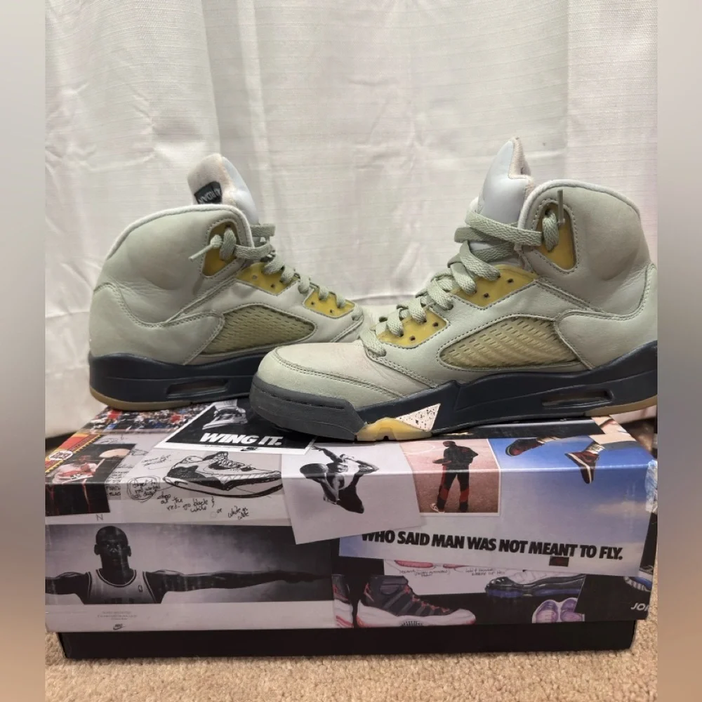 Nike Air Jordan 5 Retro Jade Horizon Desert Sand DC7501-300 Mens Size 9